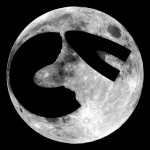 cvmoon logo + text (See trademark actually on the Moon)